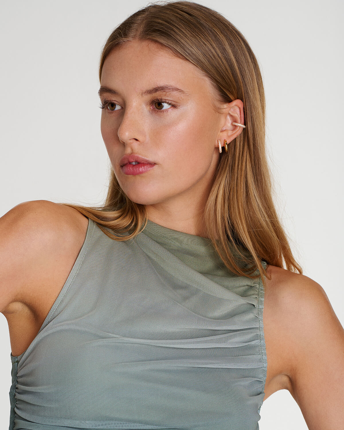 Elowen - Mini Ear Cuffs in Gold