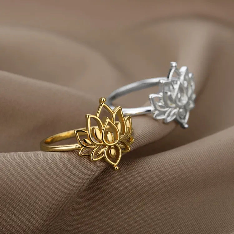 Lotus Flower - Stylish Ring