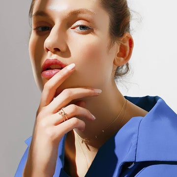 Double Bar - Elegant Cross Ring