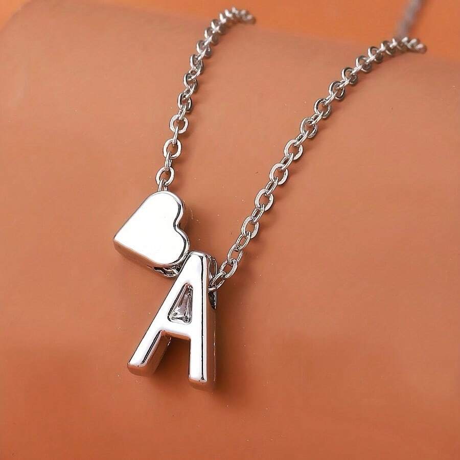 Heart Jewelry Set with Initials - Initial Love Set