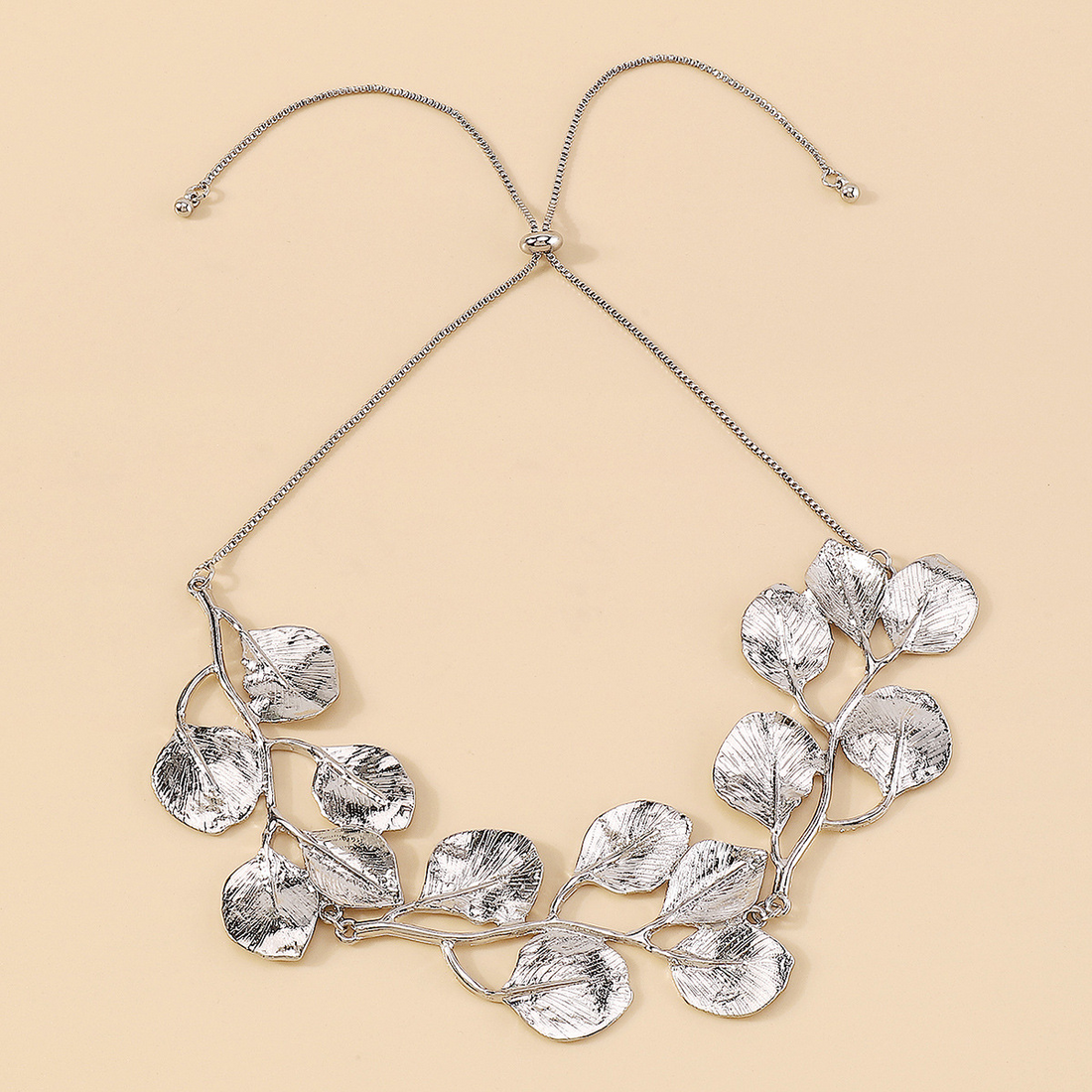 Golden Leaf - Vintage Fig Leaf Necklace