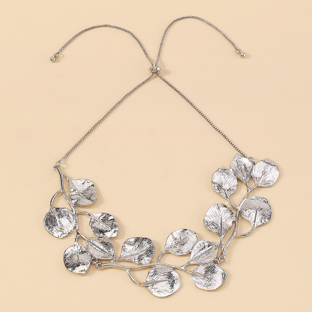 Golden Leaf - Vintage Fig Leaf Necklace