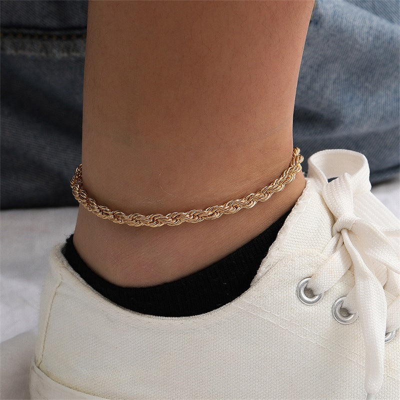 Leila - Chain Anklet