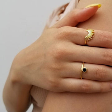 Sunray Ring - Rising Sun Ring