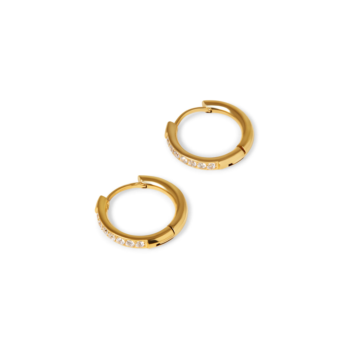 Arielle – Hoops Adorned with Stones