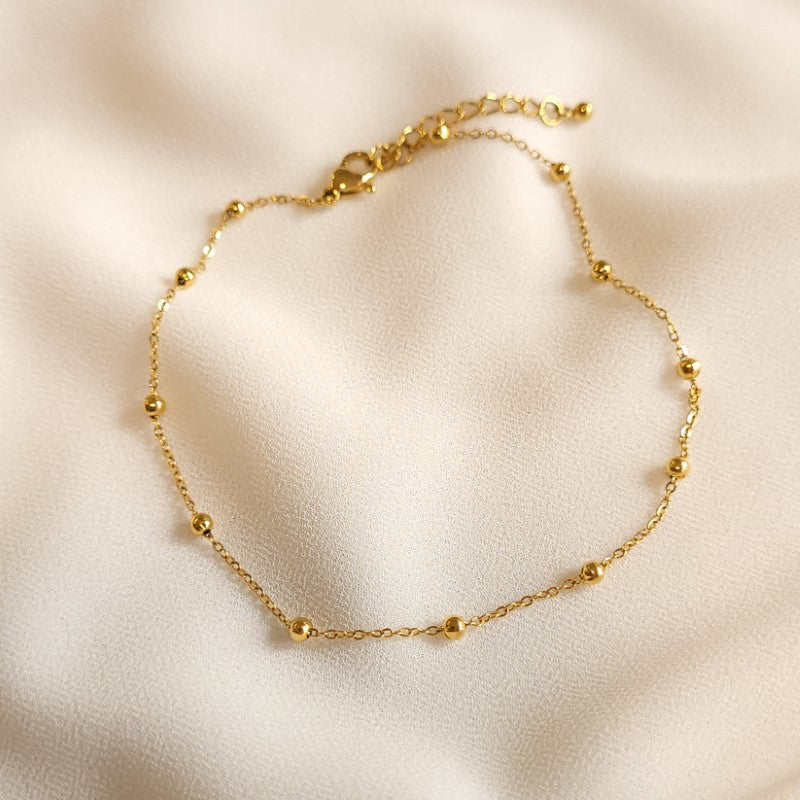 Mini Heart Anklet - Double Layered Love Anklet