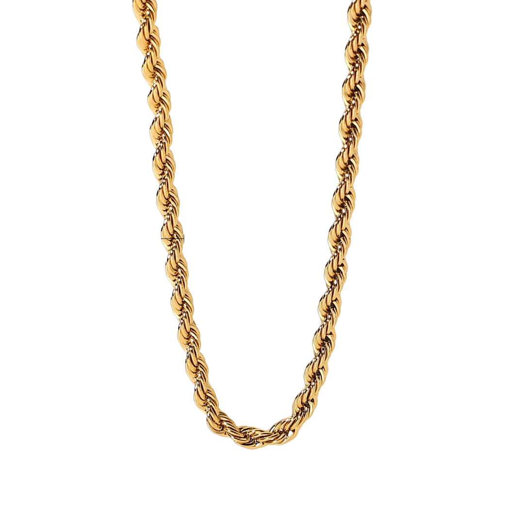 Isla – Wavy Chain Necklace with Twisted Effect