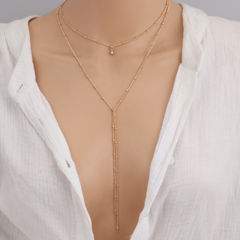 Vintage Collarbone Chain - Extended Pearl Chain