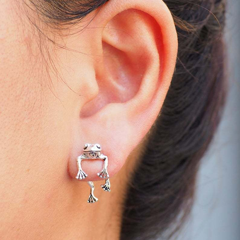 Adorable Frog Earrings - Mini Frog Style