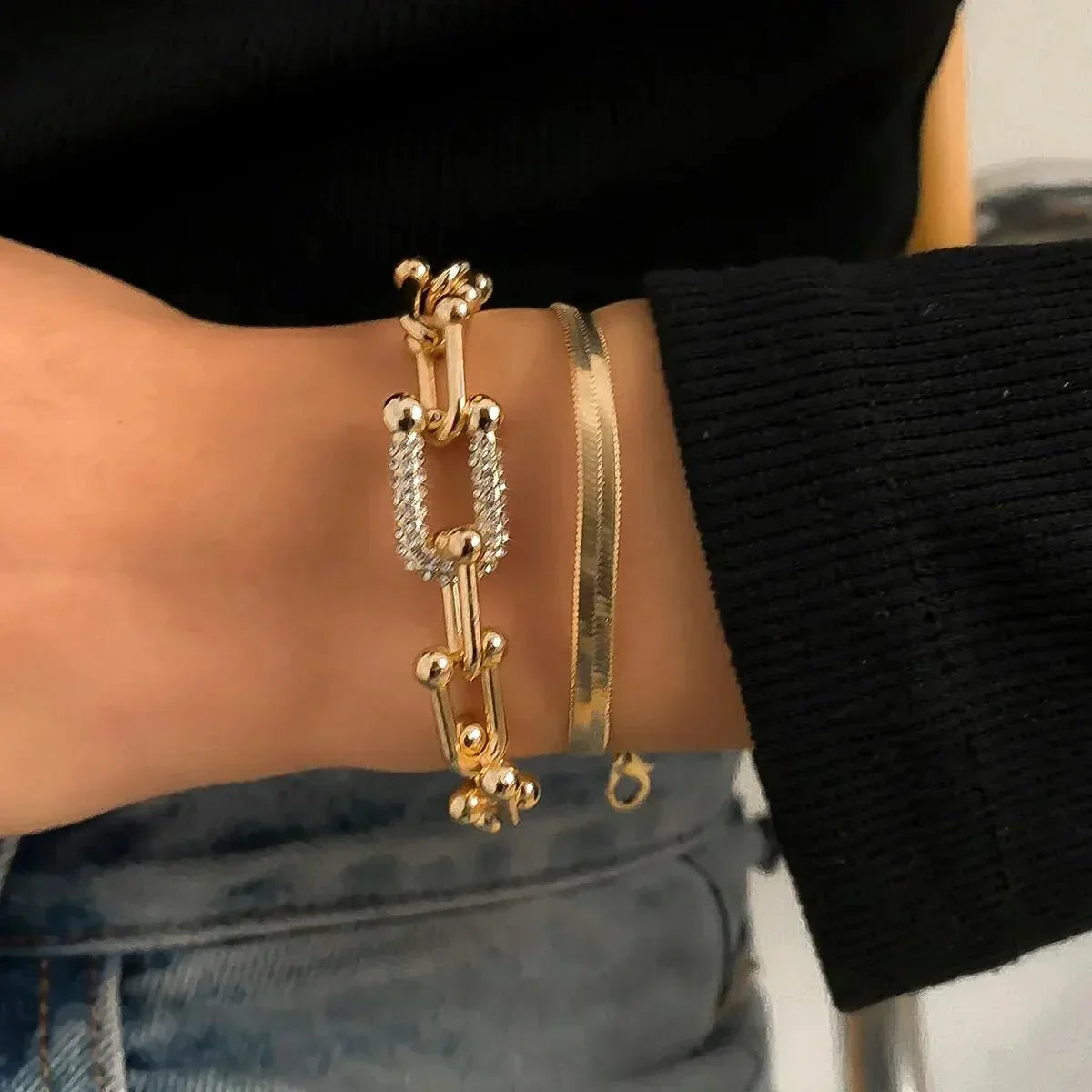 Maelys – Bracelets Set Chain & Snake