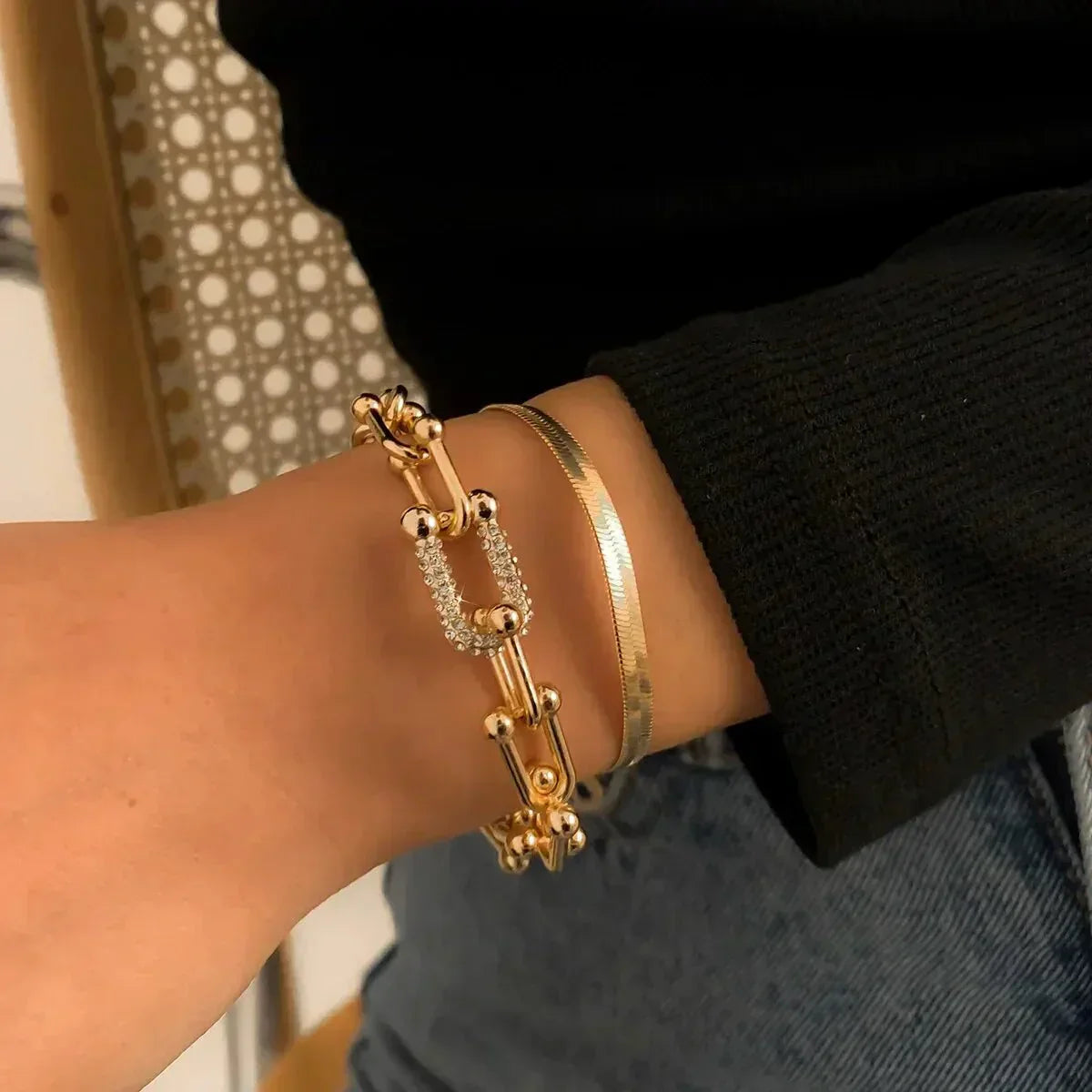 Maelys – Bracelets Set Chain & Snake