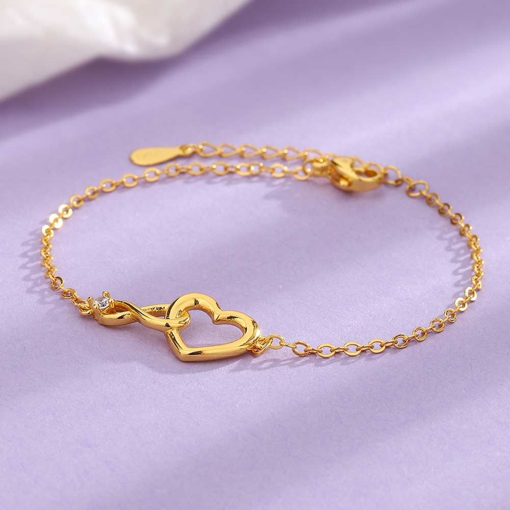 Infinite Heart Bracelet - Stylish CZ Bracelet