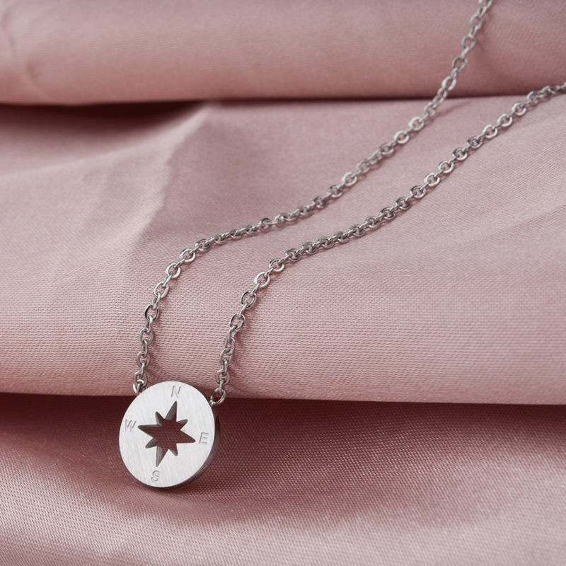 Circular Compass - Pendant Necklace