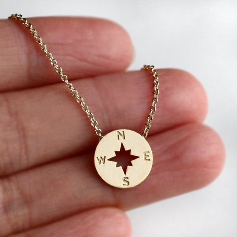 Circular Compass - Pendant Necklace
