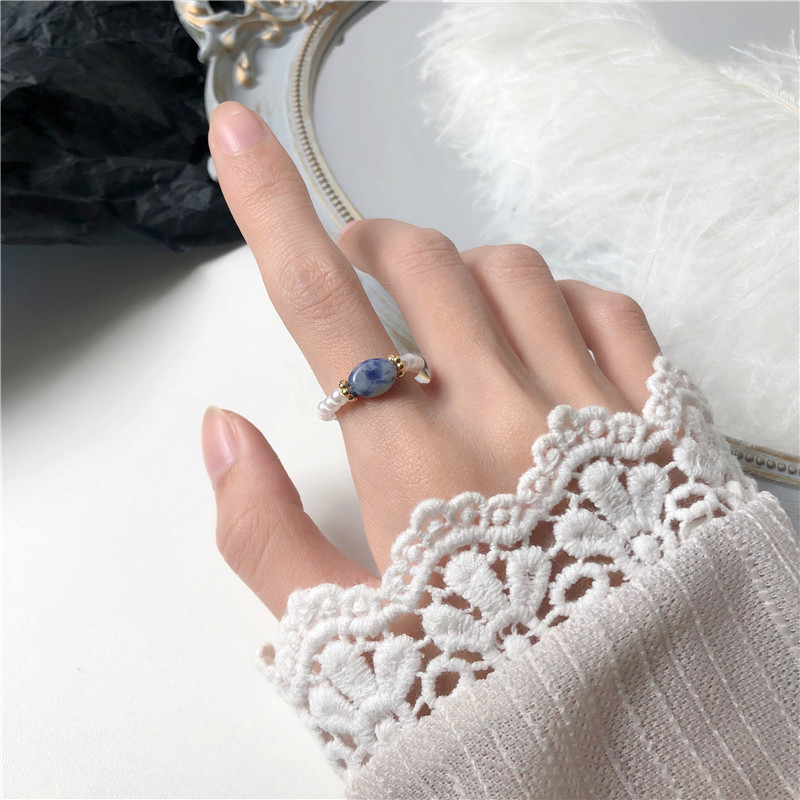 Stone Pearl - Vintage Ring Featuring Pearls