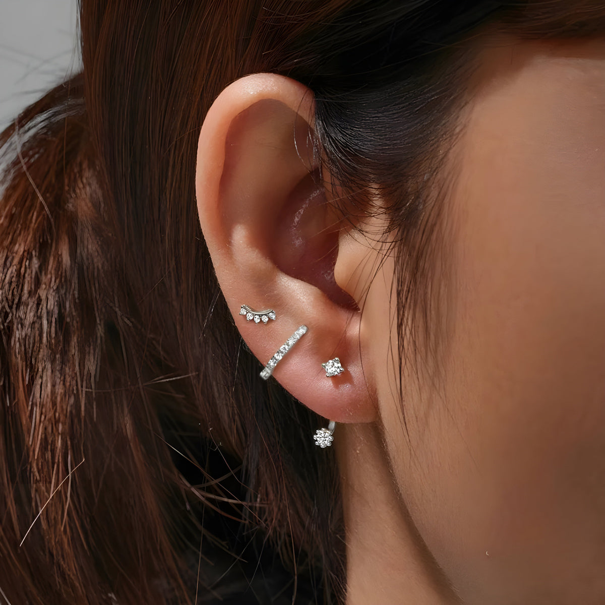 Elena – Trio of Earrings Set