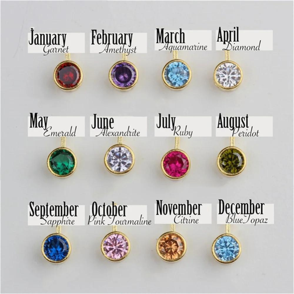 Birthday flower bracelet - Bracelet featuring birthstone and flower