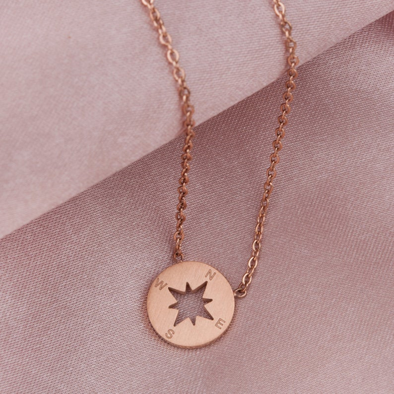 Circular Compass - Pendant Necklace