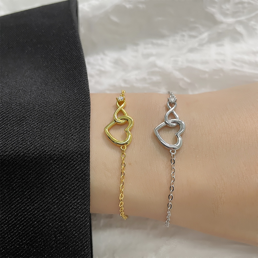 Infinite Heart Bracelet - Stylish CZ Bracelet