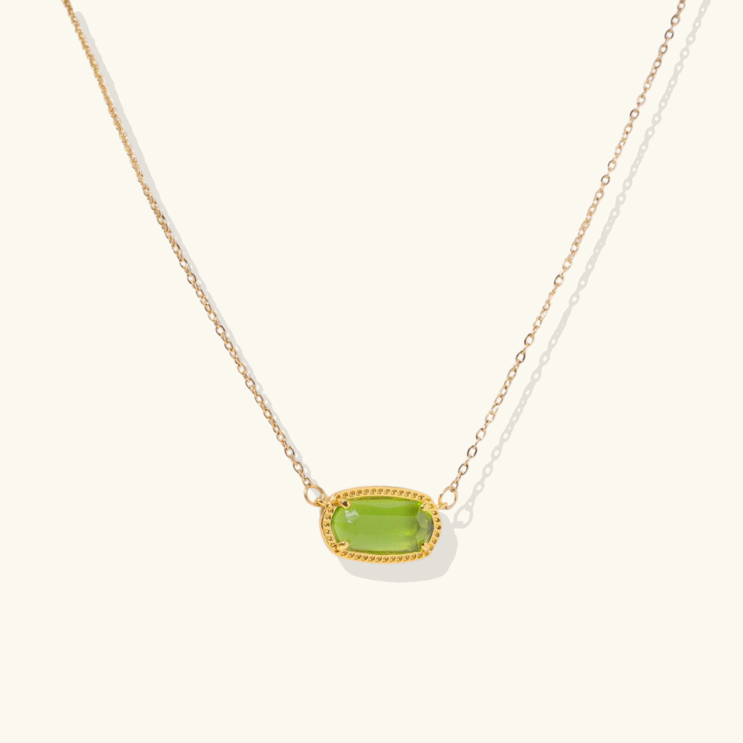 Viya – Elegant Birthstone Necklace