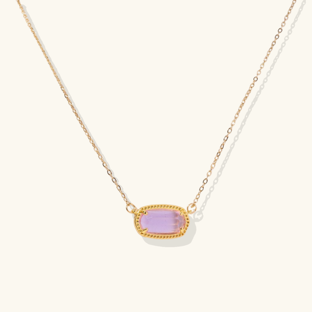 Viya – Elegant Birthstone Necklace