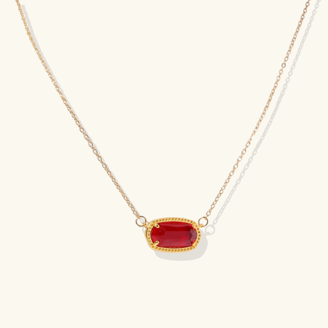 Viya – Elegant Birthstone Necklace