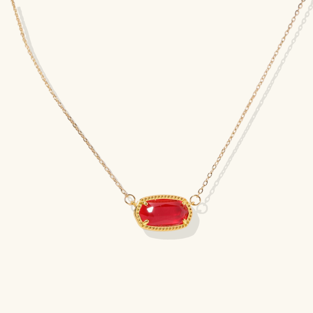 Viya – Elegant Birthstone Necklace