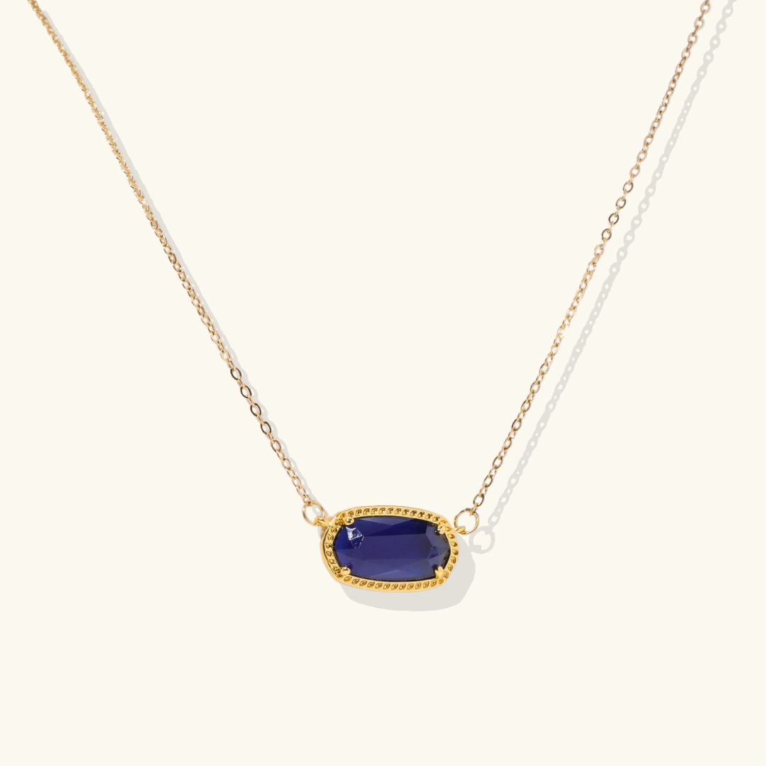 Viya – Elegant Birthstone Necklace