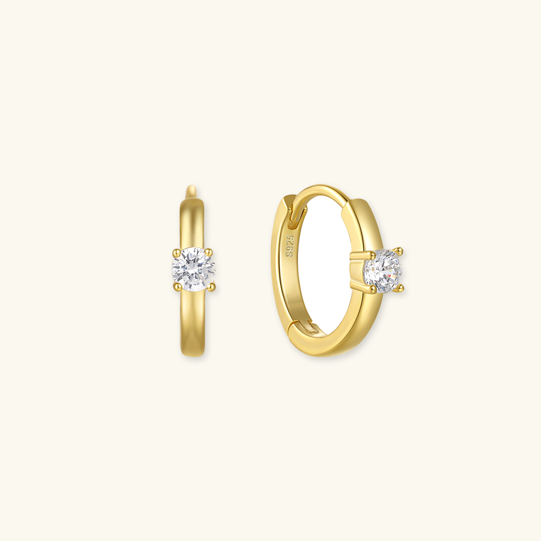 Aurielle – Elegant Solitaire Earrings