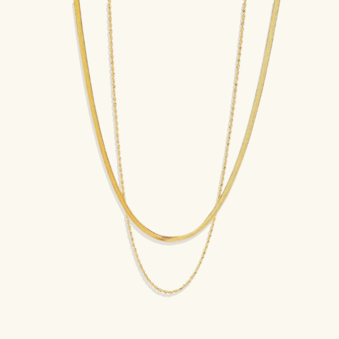 Nicole – Layered Golden Necklace