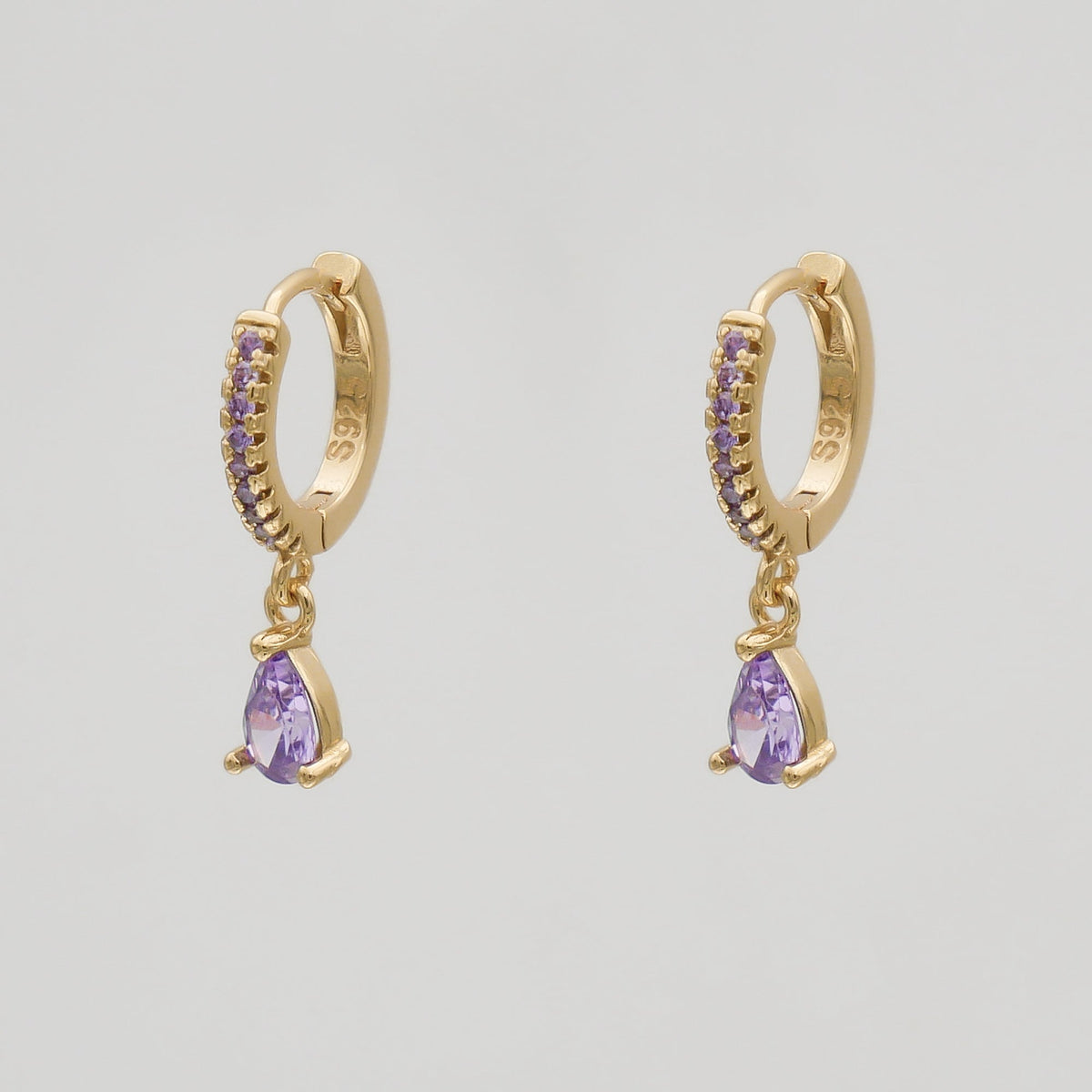 Aurora – Huggies featuring gemstones