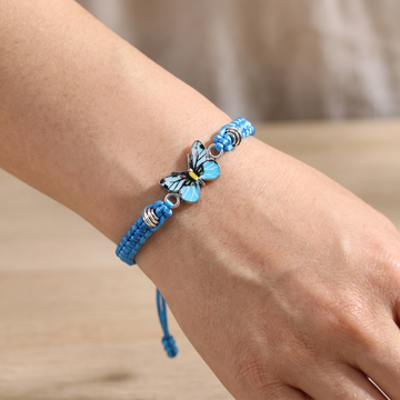 Elvina – Blue Butterfly Cuff