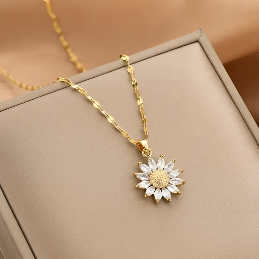 Manon – Necklace Sunflower Radiant in Gold