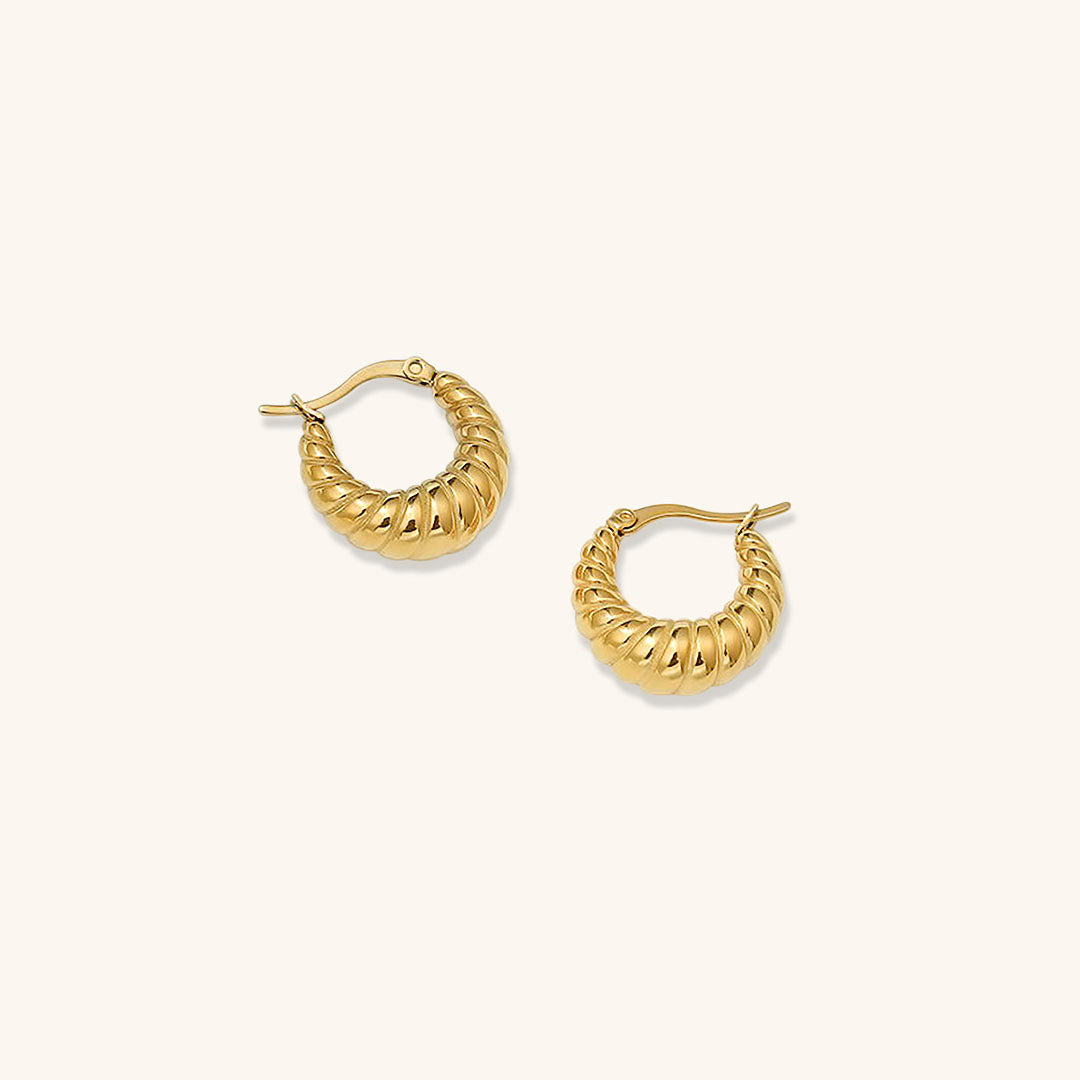 Jane - Croissant Hoop Earrings