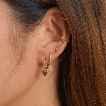 Vanna - CZ Star Hoops