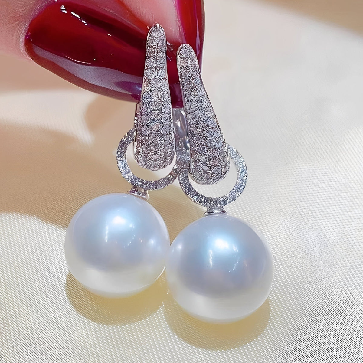 Thalia – Clip Earring Fashion Zircon Luxury Effect