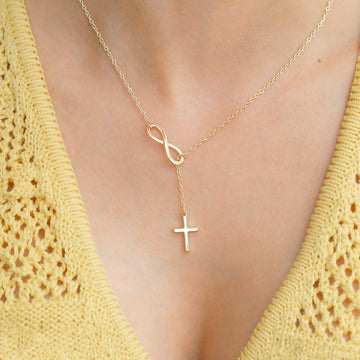 Yuna – Necklace featuring Infinite Cross Pendant
