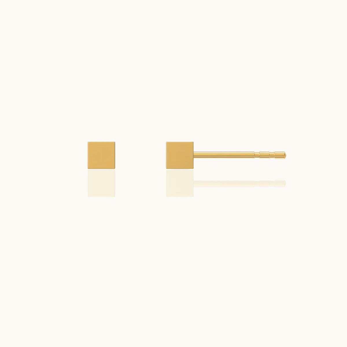 Yasuko - Cube-Shaped Stud Earrings with Minimalist Style