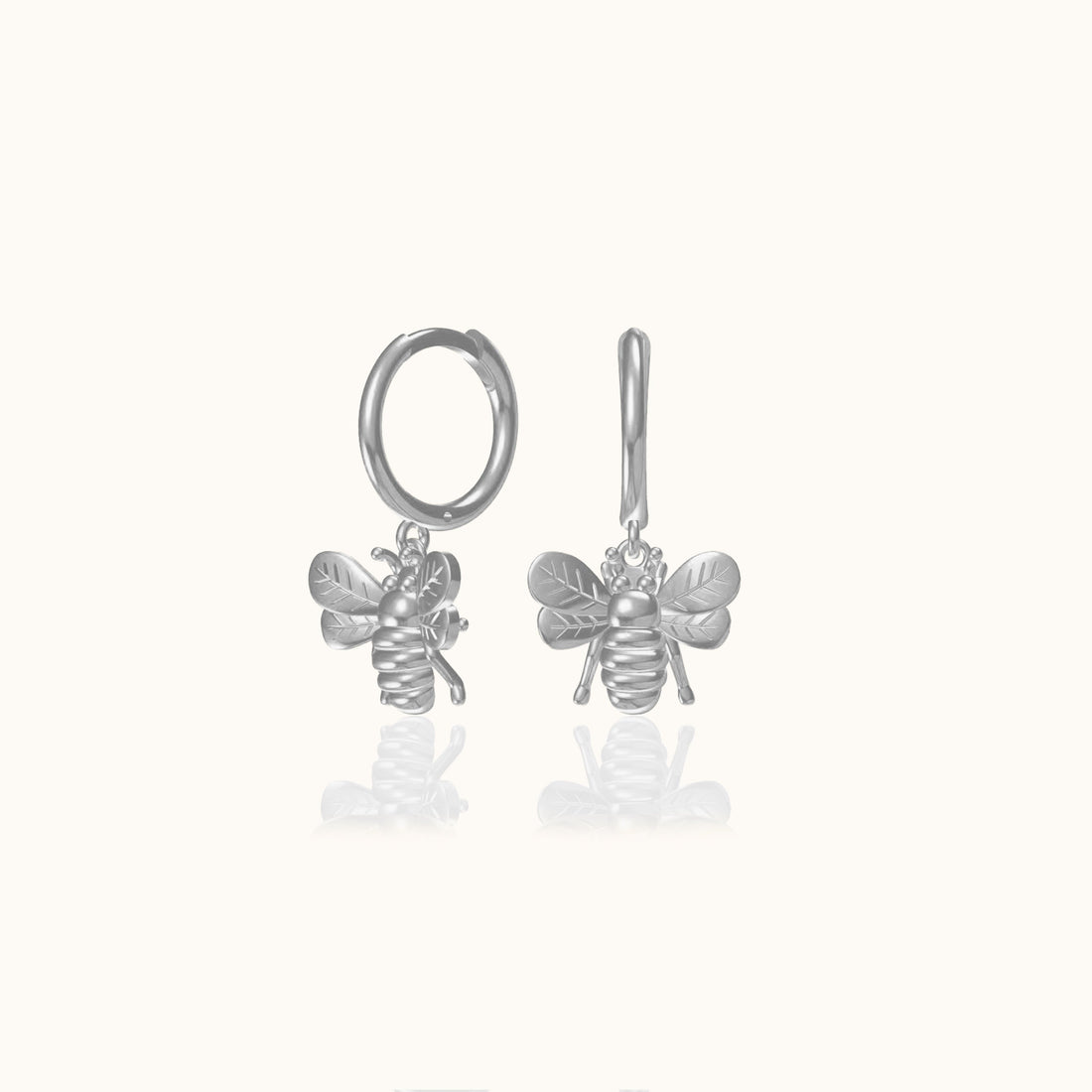 Bee - Elegant Bee Hoop Earrings