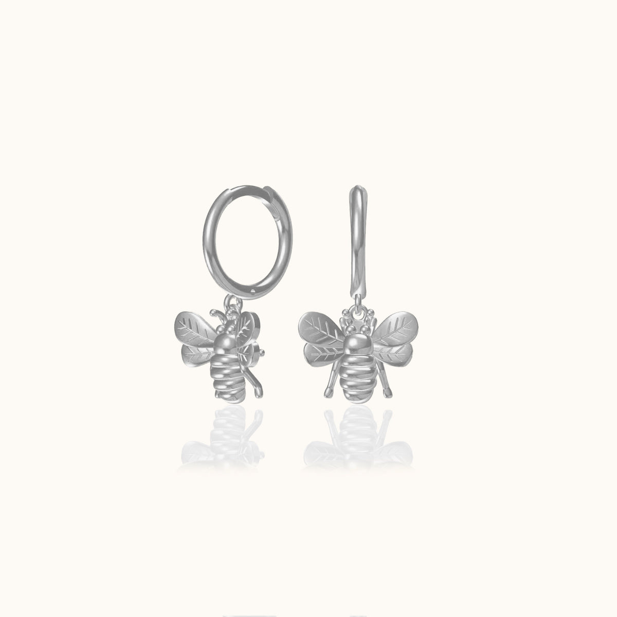 Bee - Elegant Bee Hoop Earrings