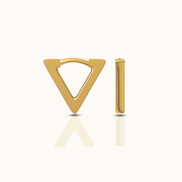 Salacia - Triangular Hoop Earrings