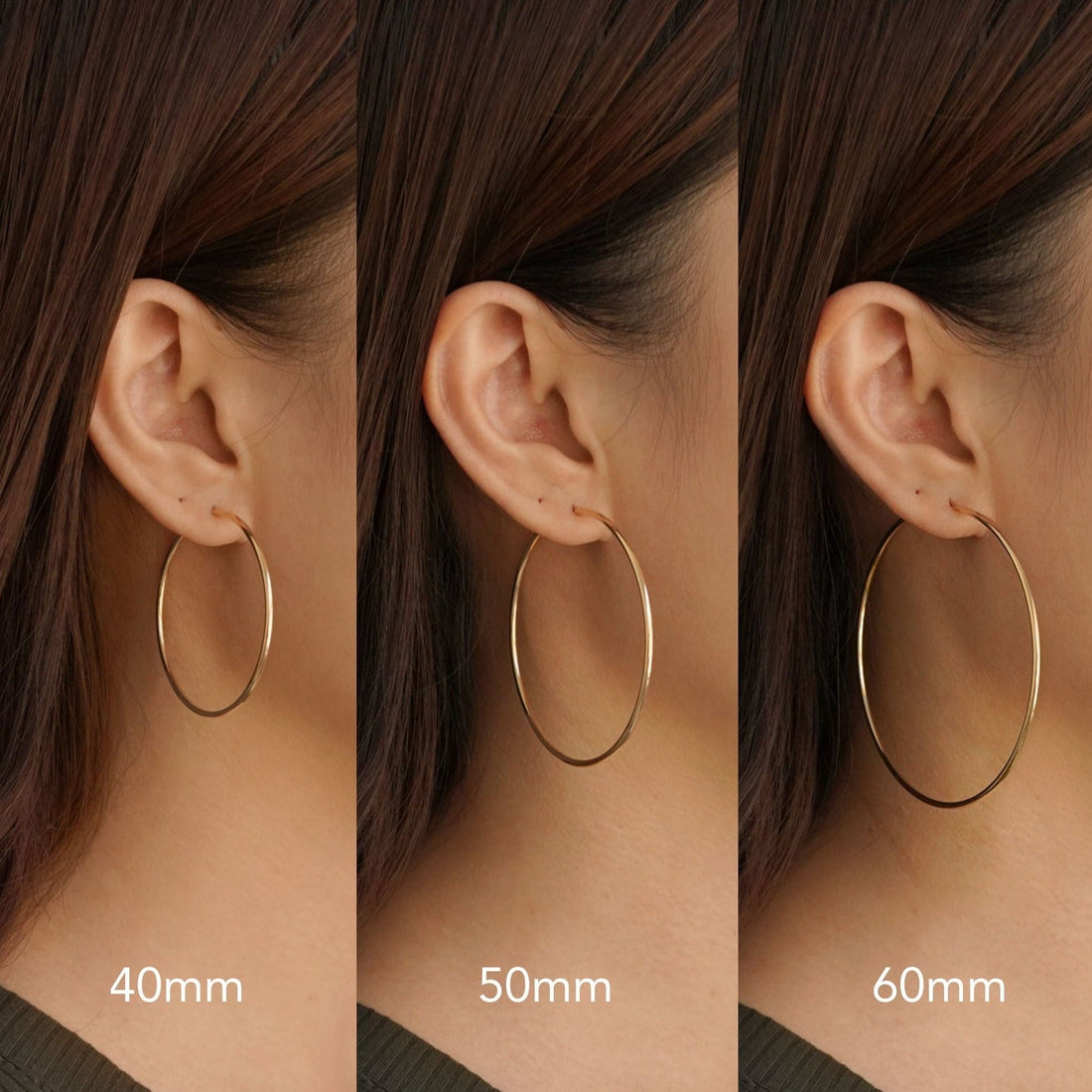 Scarlett - Large Thin Earrings