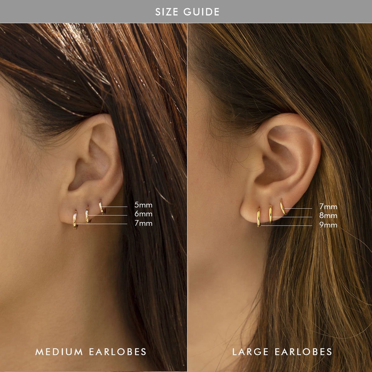Queenie - Huggie Hoop Earrings