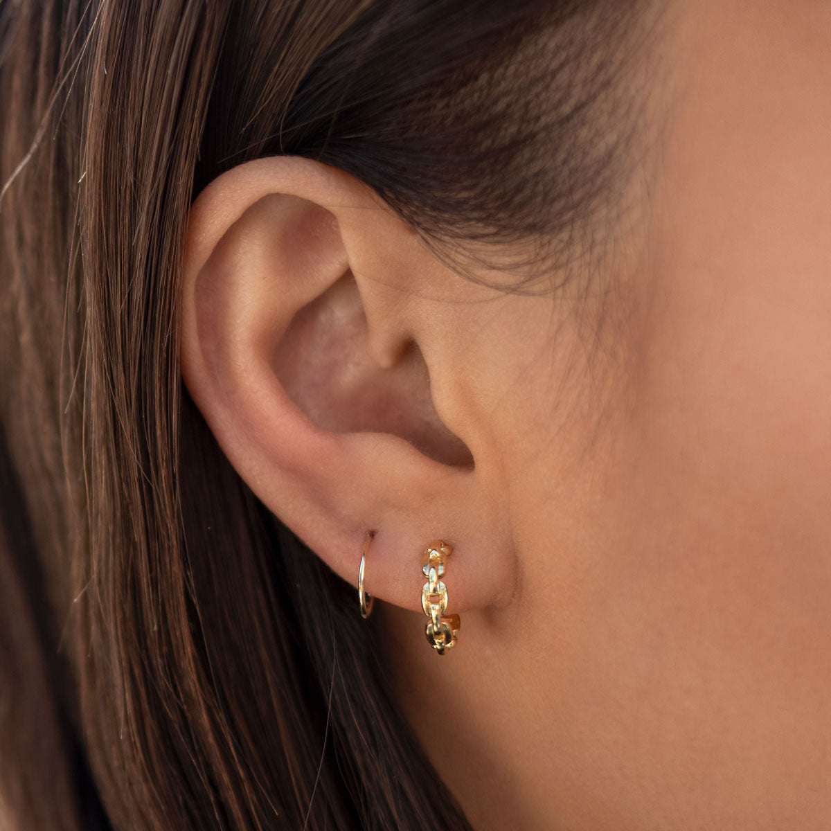 Slim Huggie Single Earring