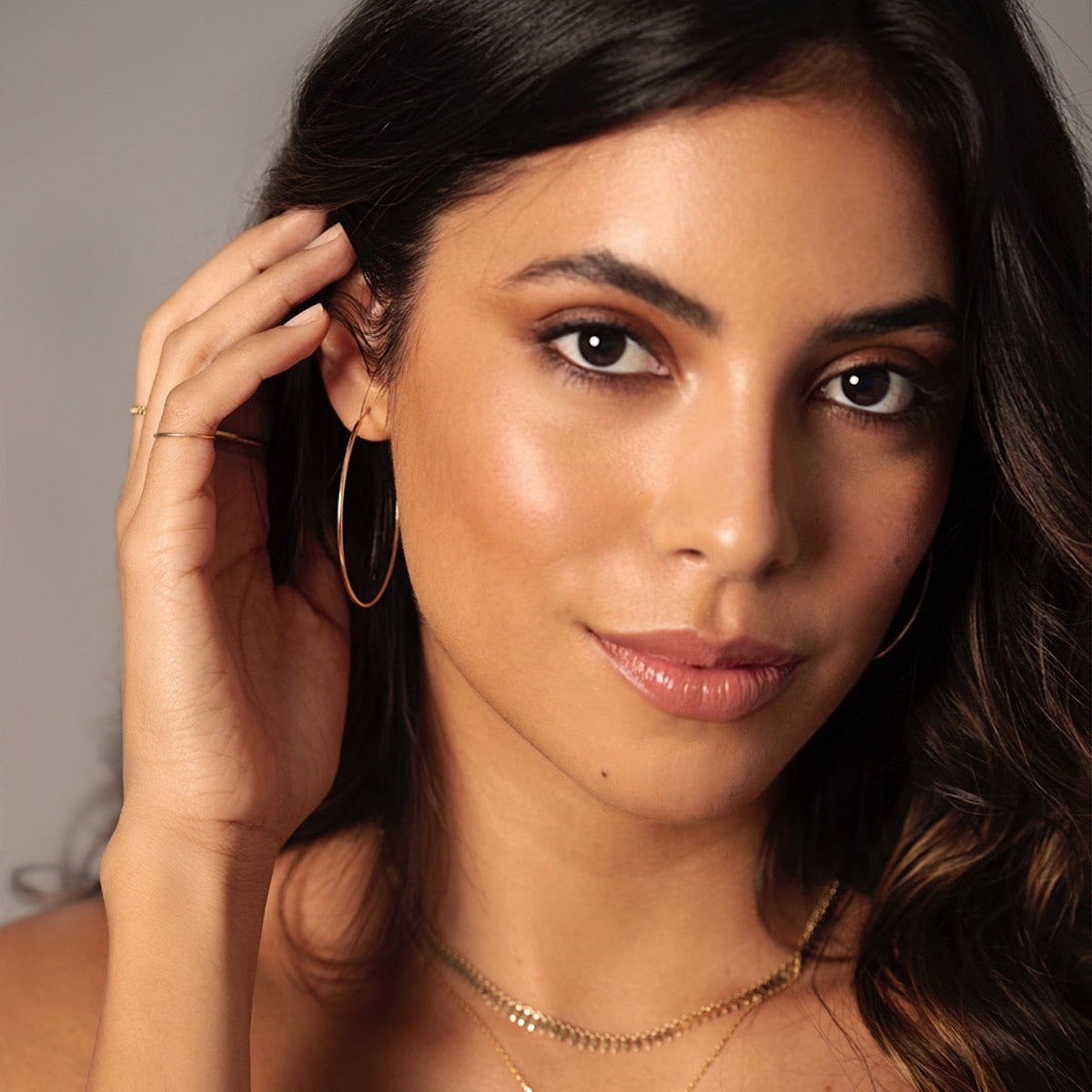Scarlett - Large Thin Earrings