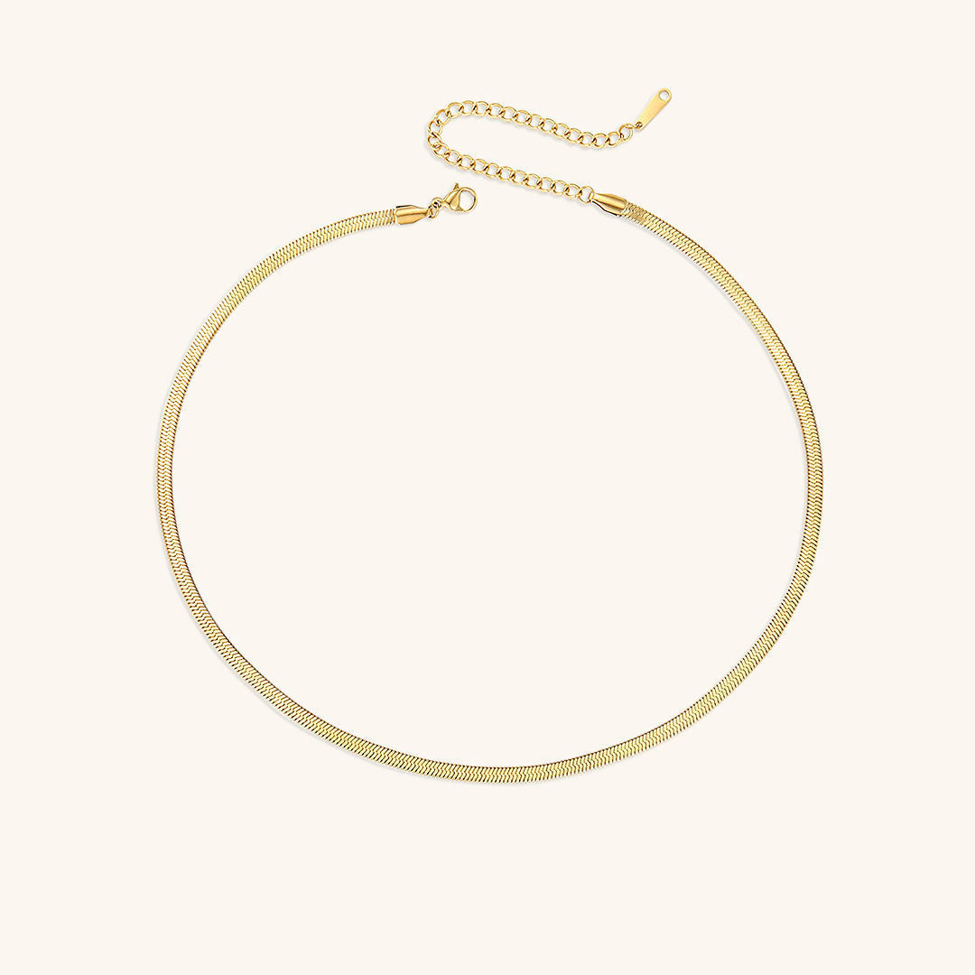 Elizabeth – Snake Chain in Gold