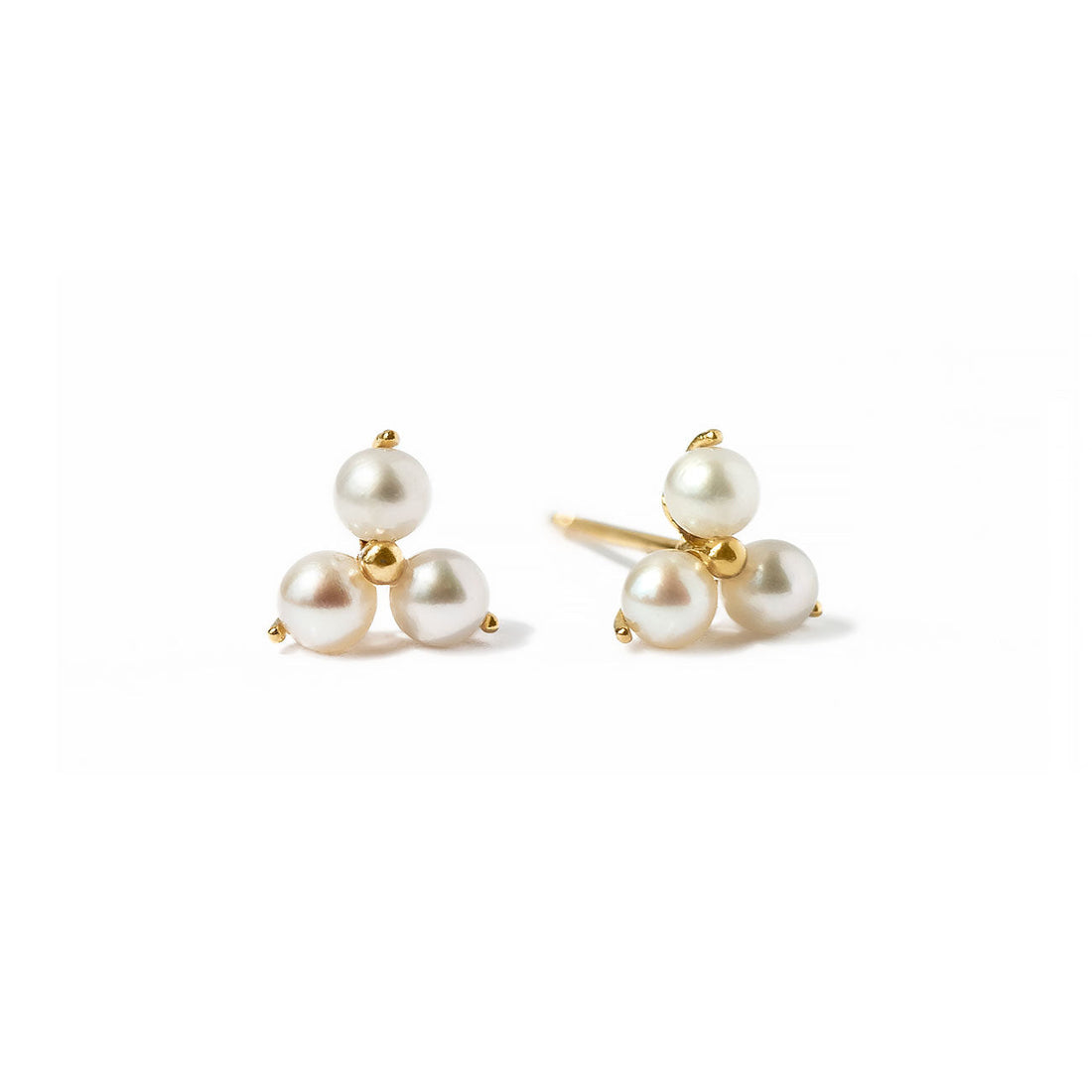 Isabella - Trinity Pearl Studs