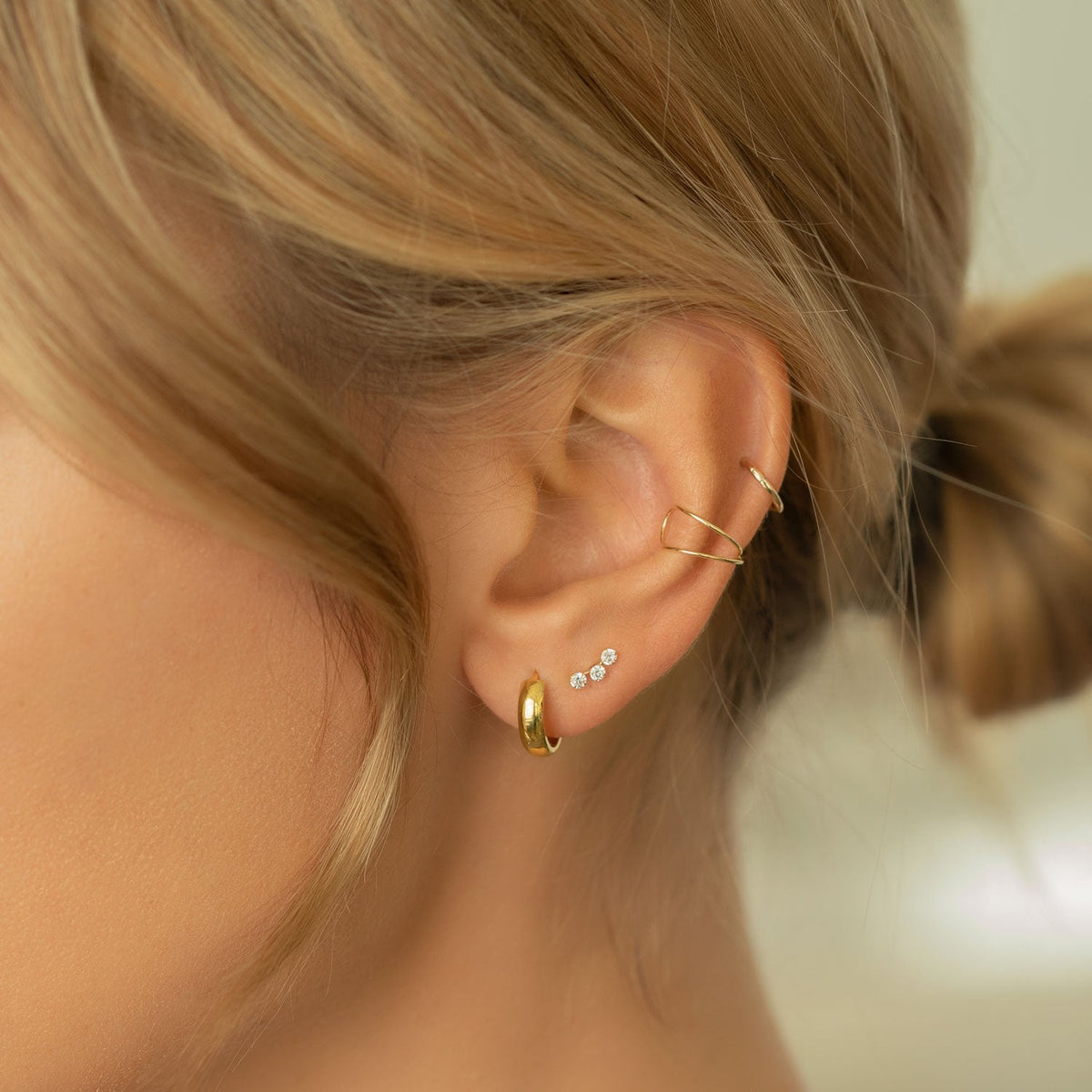 Slim Huggie Single Earring