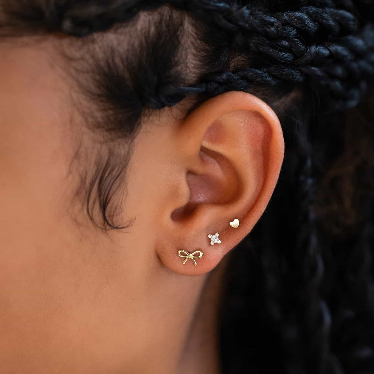 Harper - Bow Stud Earrings