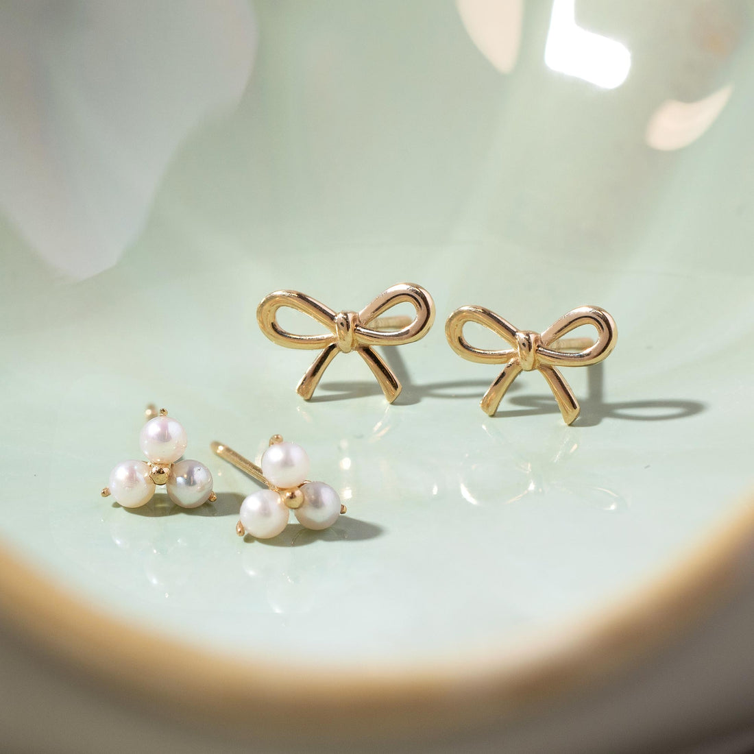 Harper - Bow Stud Earrings